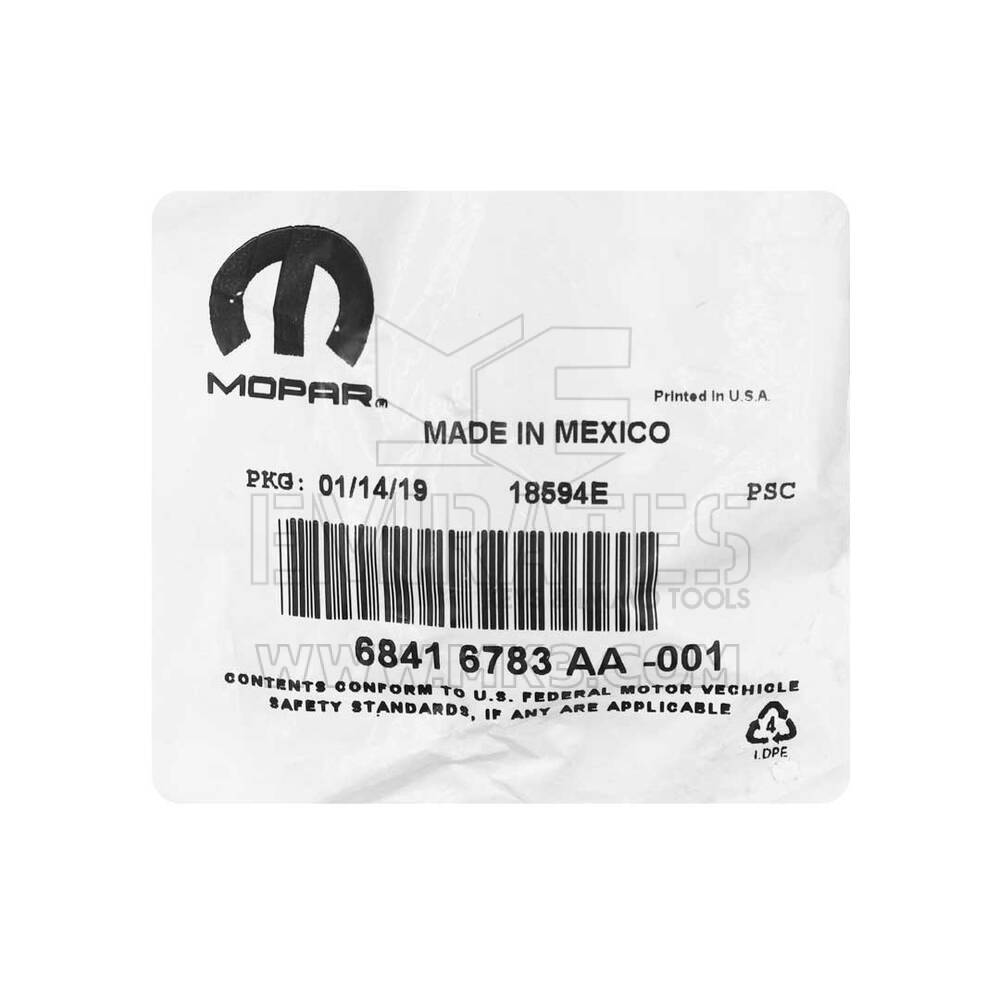 Новый Jeep Wrangler 2018-2025 подлинный / OEM выкидной дистанционный ключ 2 кнопки 315 МГц OEM номер детали: 68416783AA / 68416783AB / 68416783AC | Emirates Keys