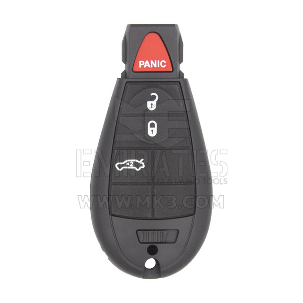 Jeep Dodge Chrysler Fobik Remote Key 3+1 Buttons Sedan Trunk Button Type FCC ID: M3N5WY783X - IYZ-C01C