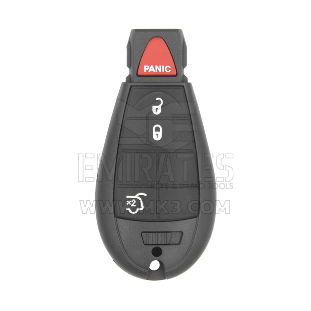 Chave remota Jeep Dodge Chrysler Fobik 3 + 1 botões SUV tipo botão tronco 433 MHz FCC ID: M3N5WY783X - IYZ-C01C