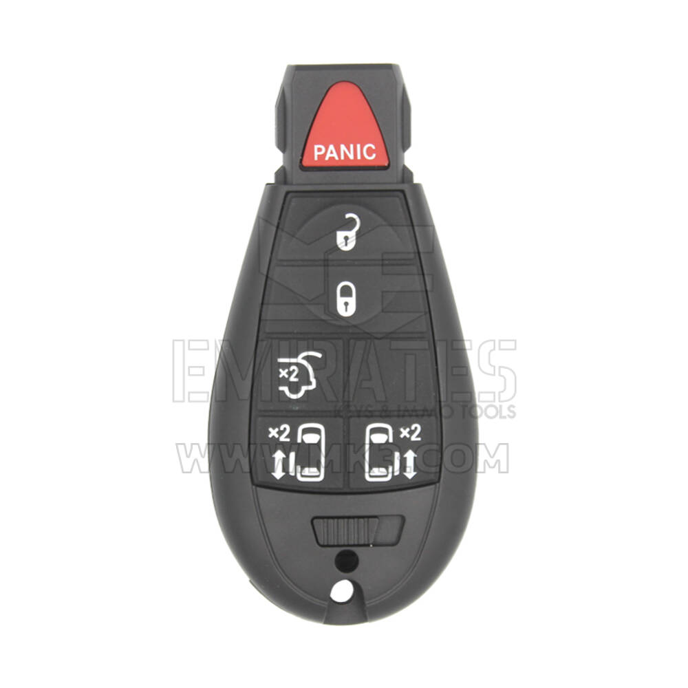 Llave remota Chrysler Jeep Dodge Fobik 5 + 1 botones con maletero SUV 433MHz FCC ID: ‎M3N5WY783X, IYZ-C01C