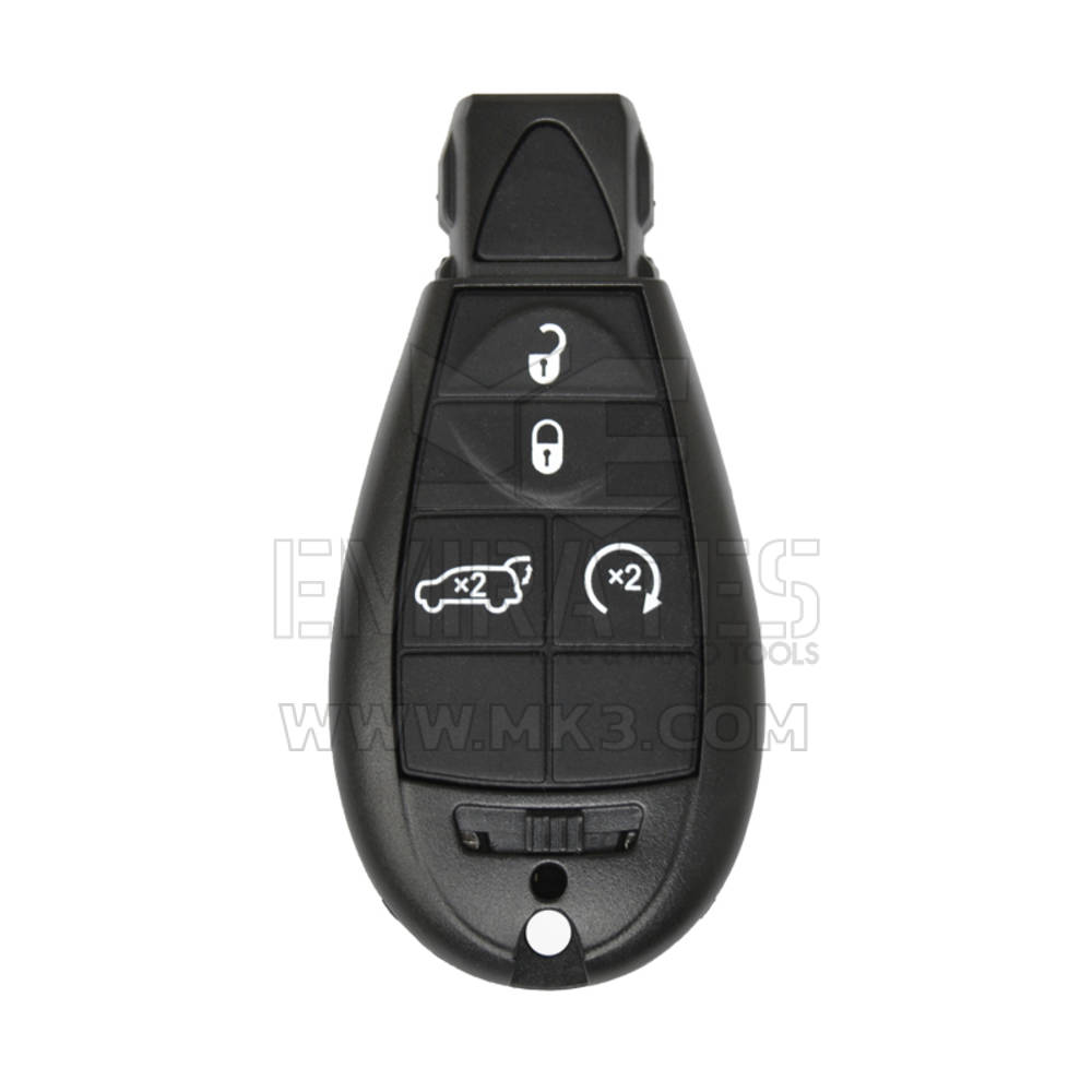 Корпус дистанционного ключа Chrysler Jeep Dodge Fobik, 4 кнопки, без паники