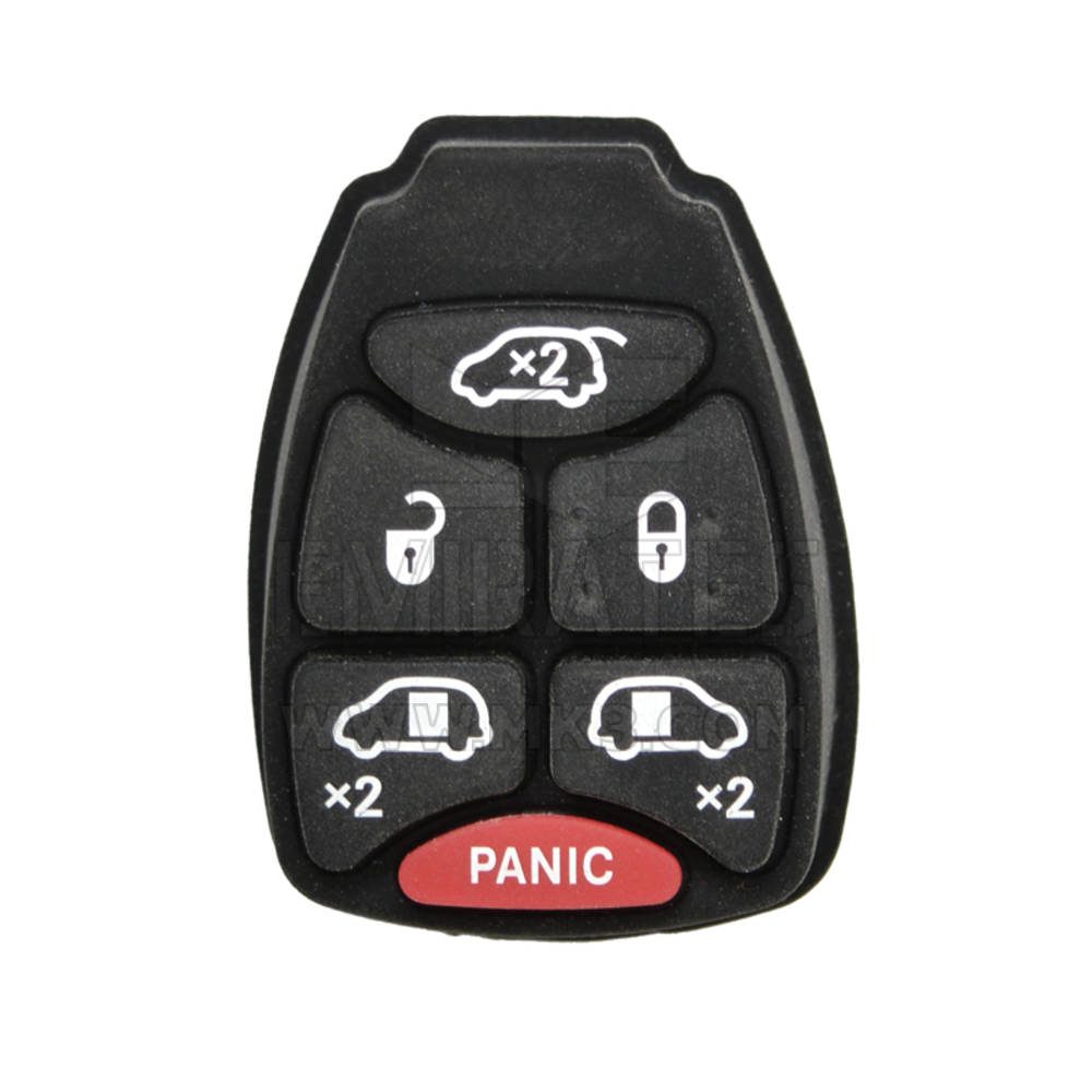 New Aftermarket Chrysler+ Dodge + Jeep Remote Shell 6 Button High Quality Low Price Order Now   | Emirates Keys