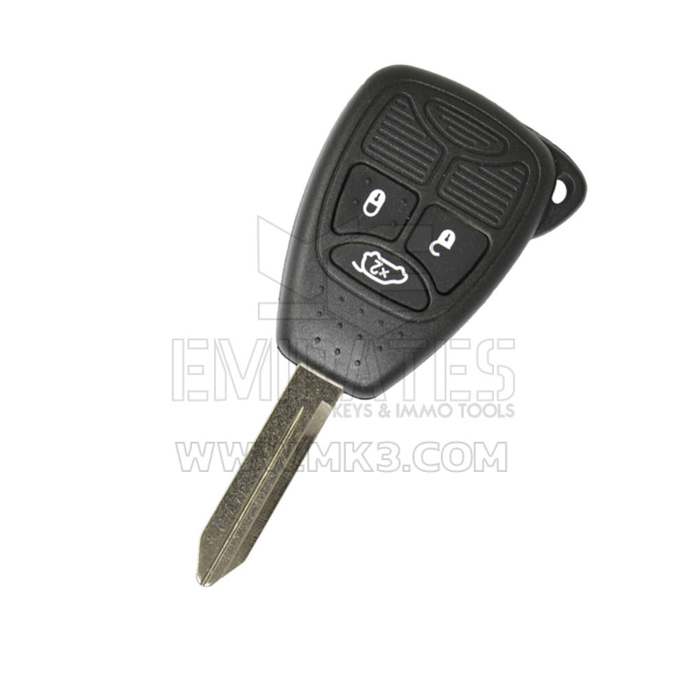 Chrysler Jeep Dodge Remote Key Shell 3 Botones con llave y baúl