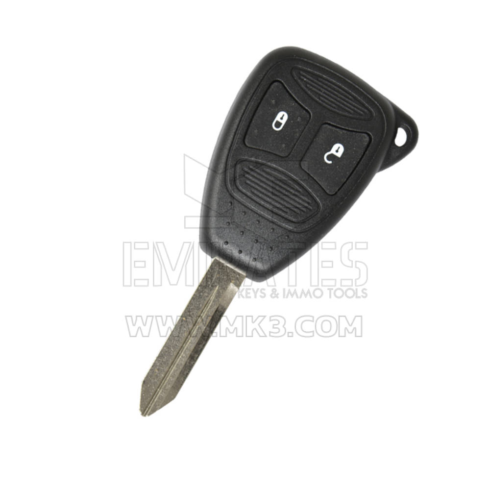 Chrysler Jeep Dodge Chiave remota Shell 2 pulsanti Tipo pulsante grande