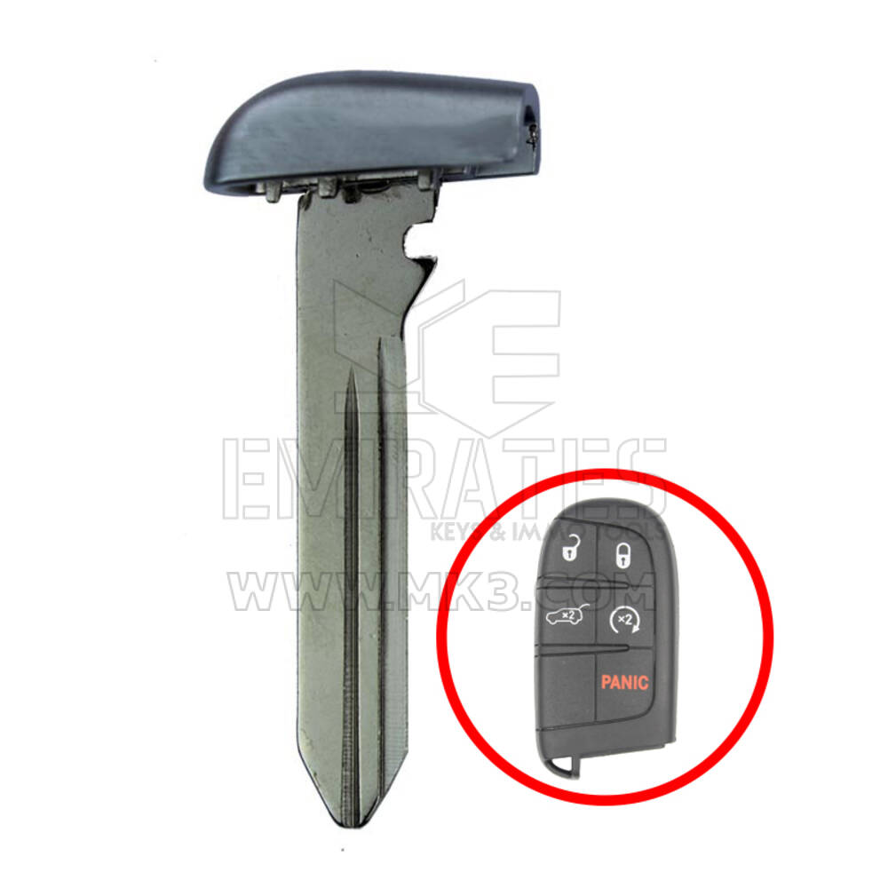 Dodge Jeep Chrysler Smart Remote Blade Número de peça compatível: 68200221AA