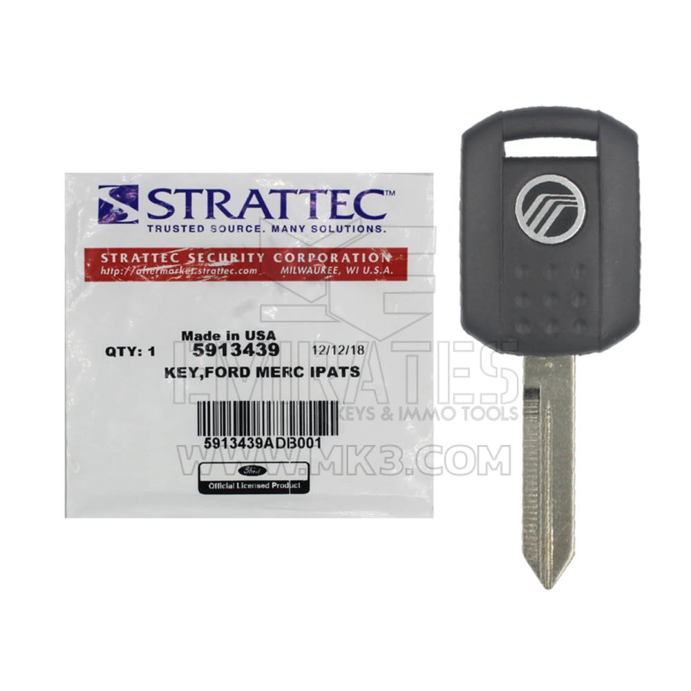 Transpondedor de llave de transpondedor Mercury Genuine/OEM ID: 4D-63 (80BIT) Número de pieza OEM: 5913439 | Claves de los Emiratos