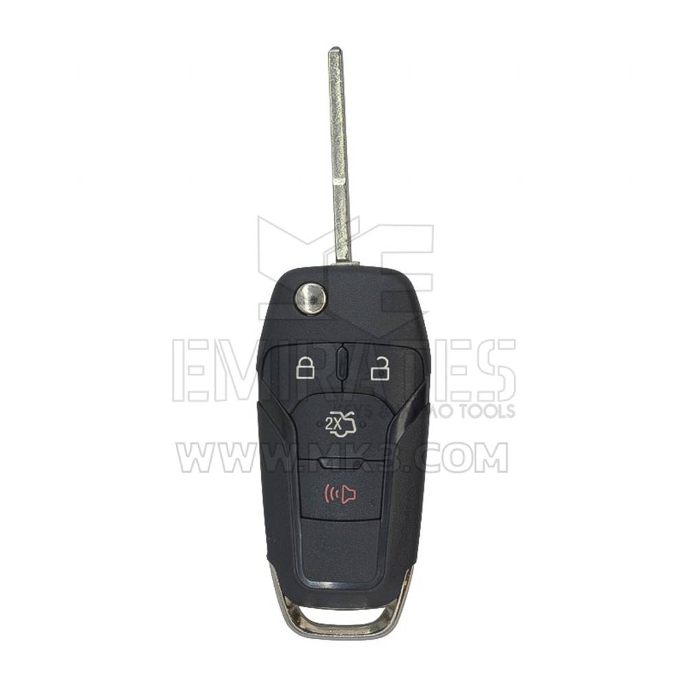High Quality Aftermarket Ford Fusion Flip Remote Key Shell 3+1 Buttons, Emirates Keys Remote key cover, Key fob shells replacement at Low Prices.