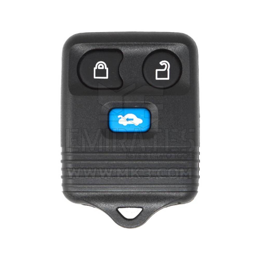 Ford Remote Key Shell 3 Buttons Blue Trunk Button Type