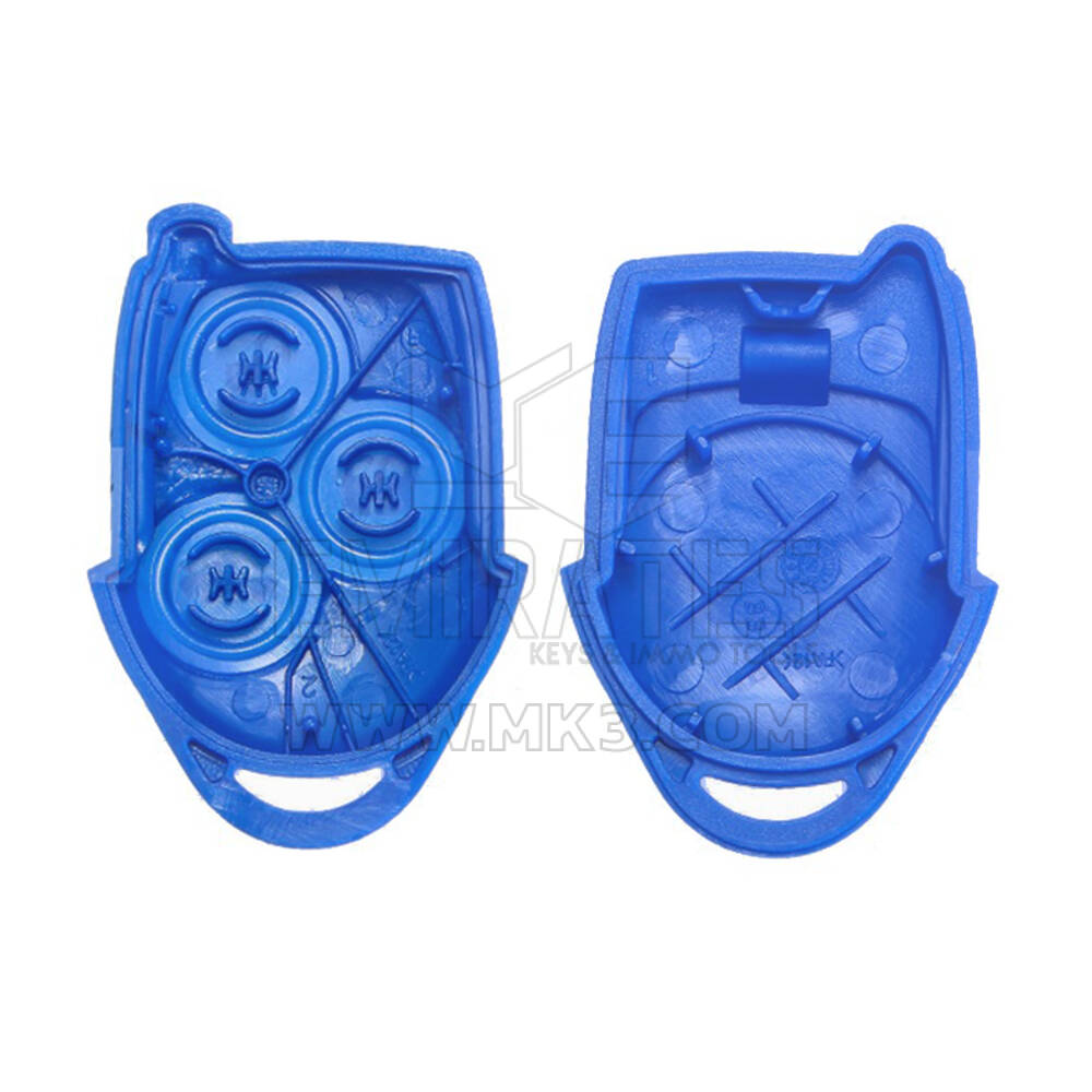 Coque de clé télécommande Ford Transit MK7 3 boutons bleu, coque télécommande Emirates Keys, coque de clé télécommande de voiture, remplacement de coques de clé à bas prix.