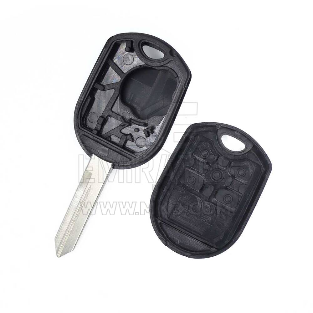 Coque de clé à distance Ford de rechange de haute qualité 4 boutons 2014 avec clé, couvercle de clé à distance Emirates Keys, remplacement des coques de porte-clés à bas prix.