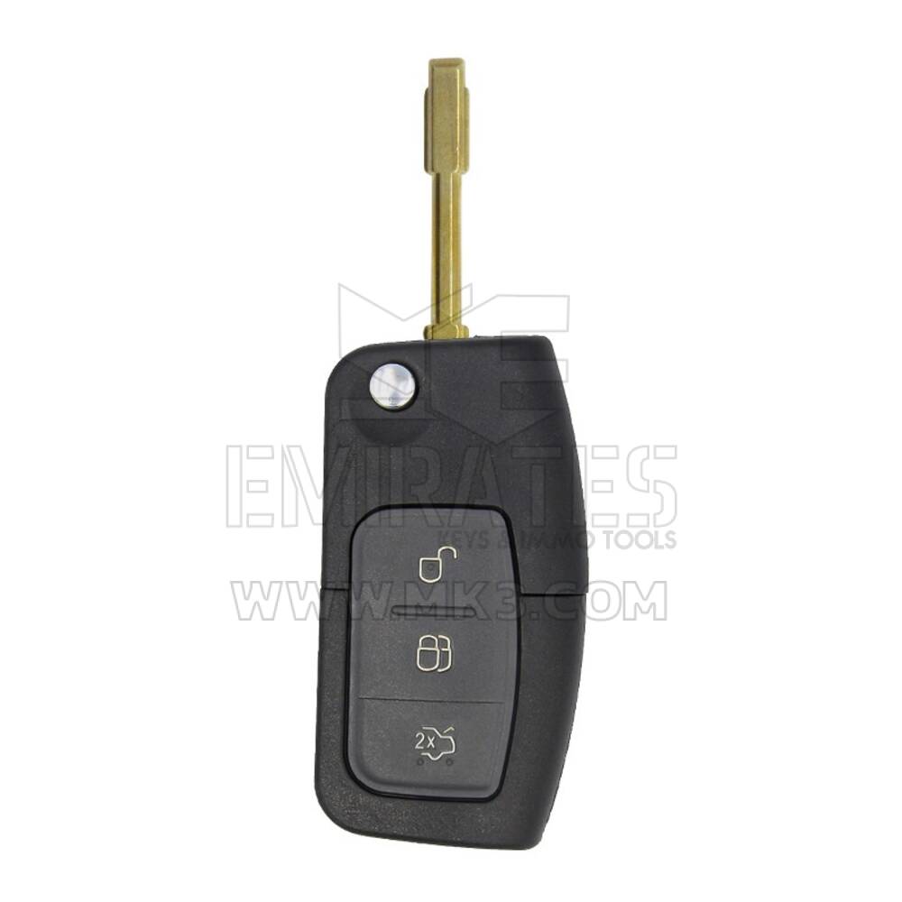 High Quality Aftermarket Ford Flip Remote Key Shell 3 Buttons FO21 Blade, Emirates Keys Remote key cover, Key fob shells replacement at Low Prices.