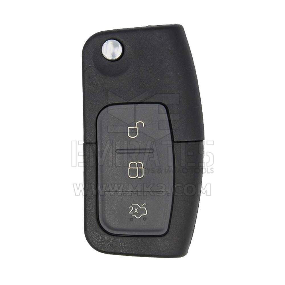 Ford Flip Remote Key Shell 3 Botões Lâmina FO21