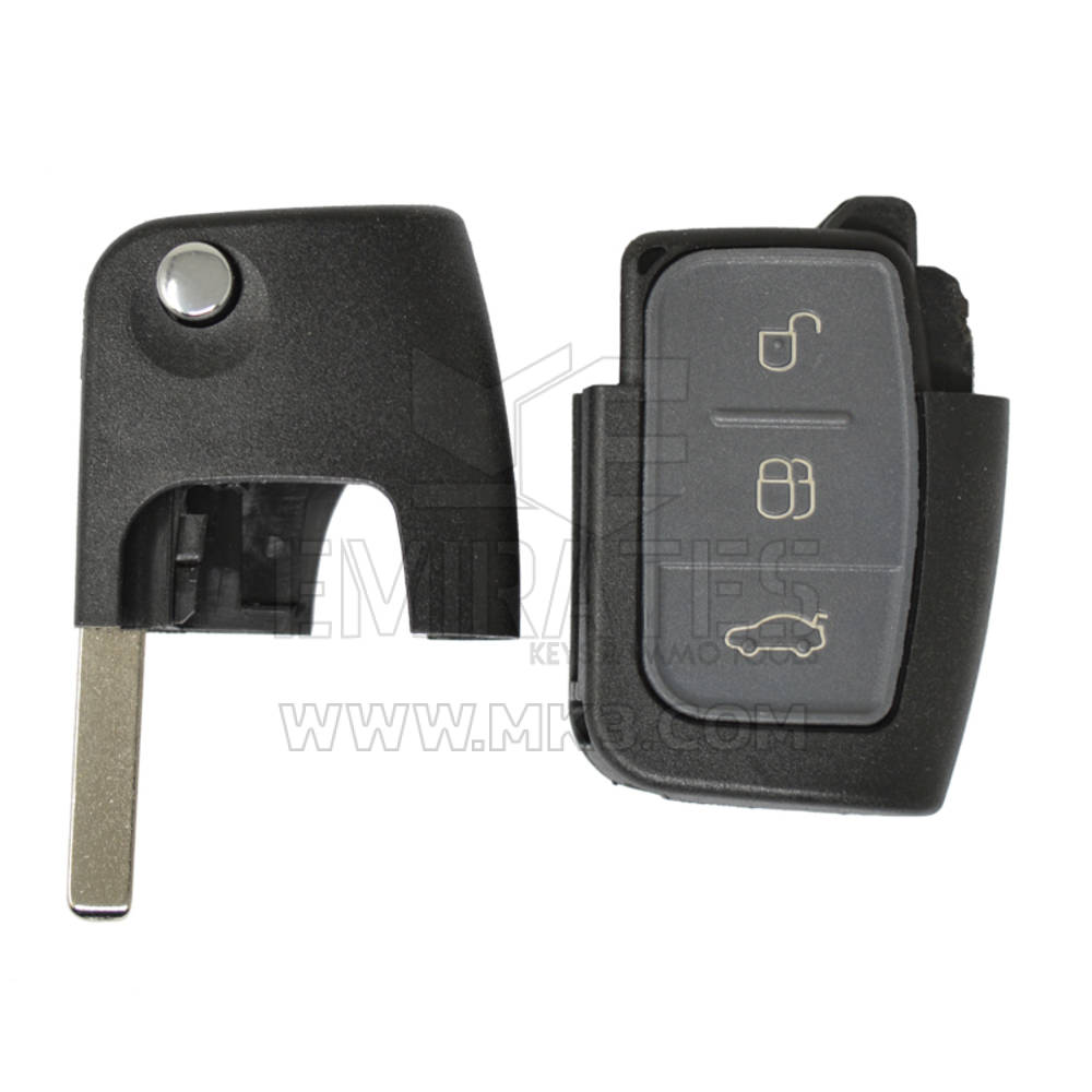 Ford Focus Flip Remote Key Shell 3 Button wit| Emirates Keys