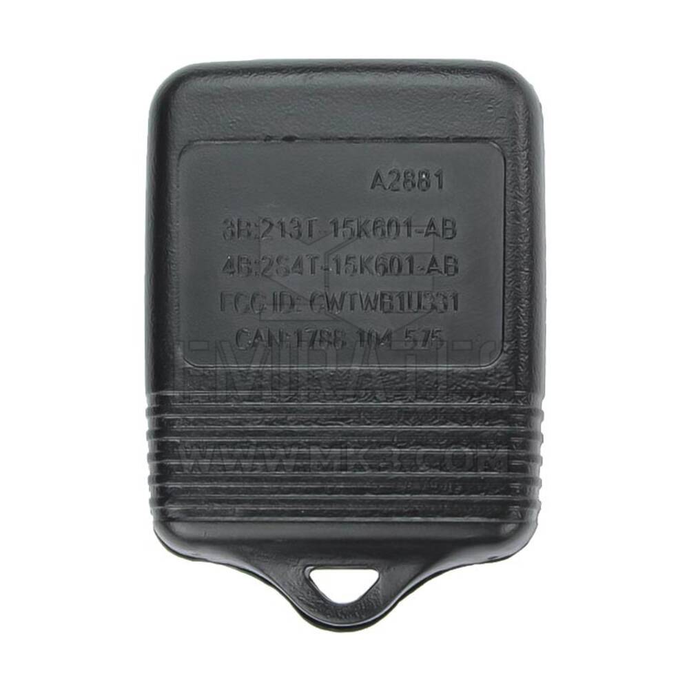 Aftermarket Ford Remote 4 Button 315Mhz| MK3
