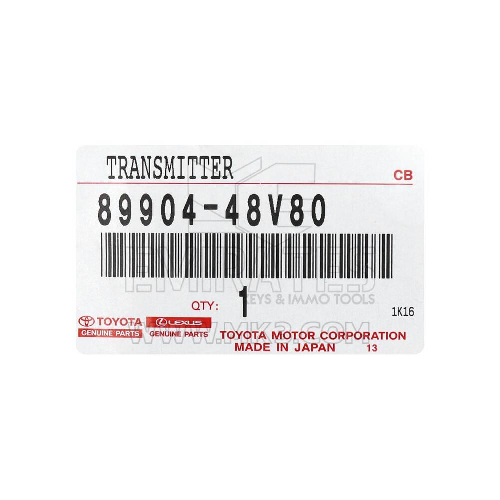 جديد لكزس NX 2021 حقيقي / OEM مفتاح بعيد ذكي 315MHz 3 + 1 زر OEM رقم الجزء: 89904-48V80 - FCC ID: HYQ14FLB | الإمارات للمفاتيح