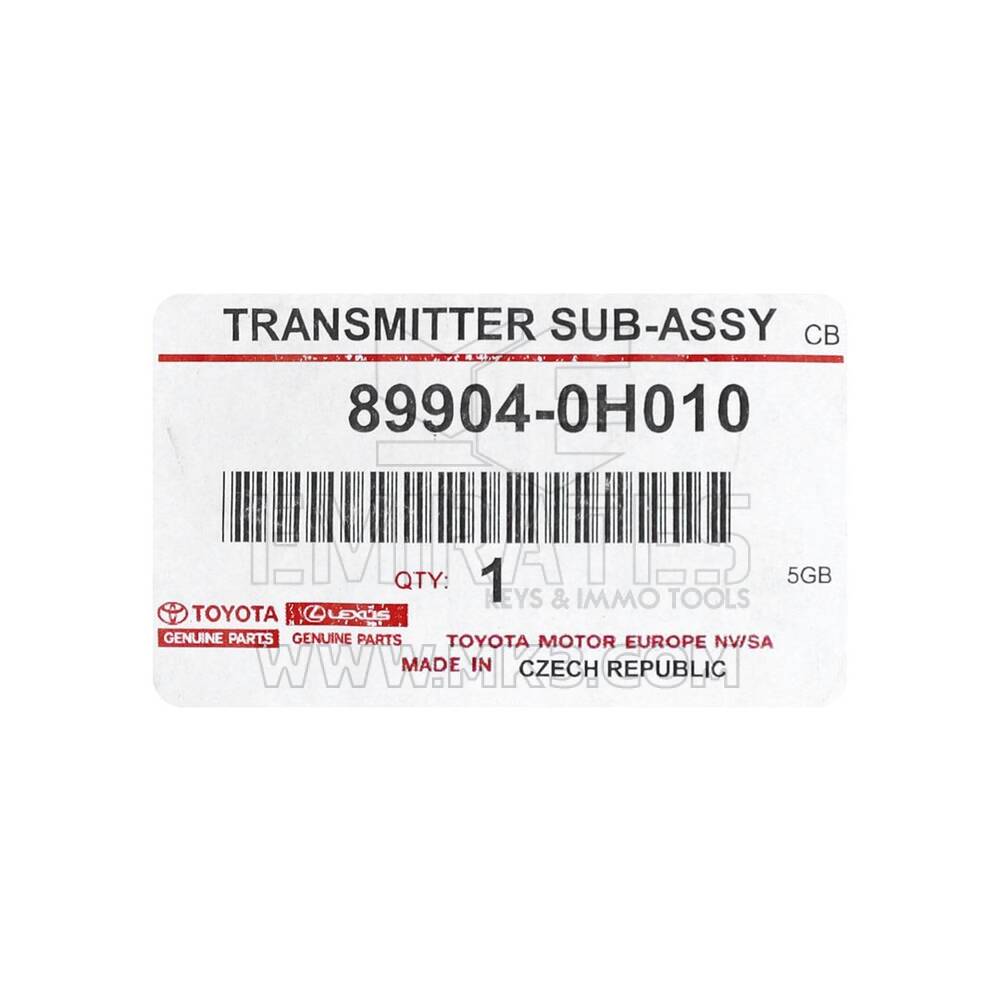Nuova Toyota Aygo 2015-2018 Genuine/OEM Smart chıave remota 2 pulsanti 433 MHz  Part Number: 89904-0H010 - ID FCC: BS1EW | Emirates Keys