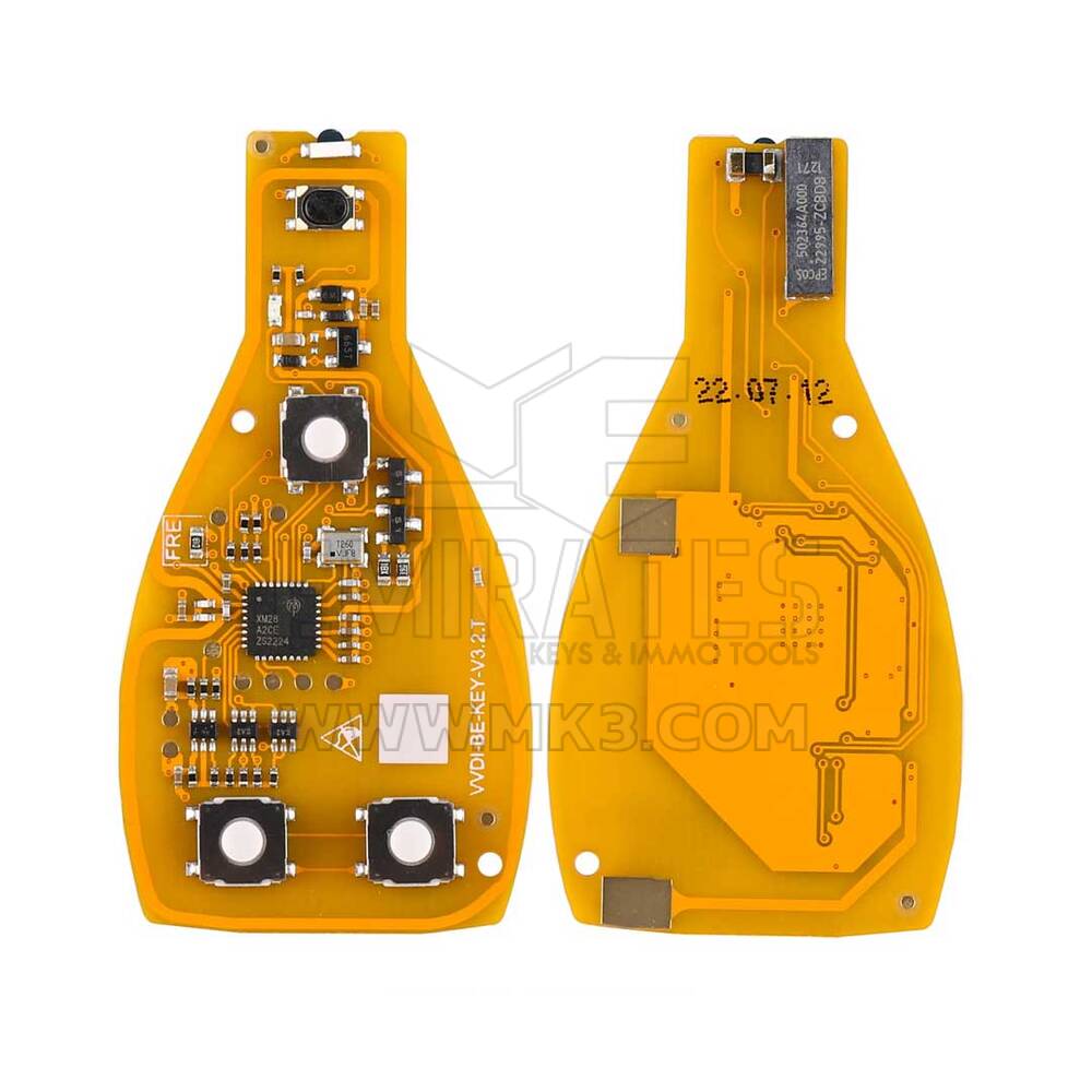 Novo Xhorse VVDI MB Mercedes Benz BGA Chrome Chave Remota 3+1 Botões 315MHz-433MHz XNBZT1GL Alta Qualidade Melhor Preço | Chaves dos Emirados