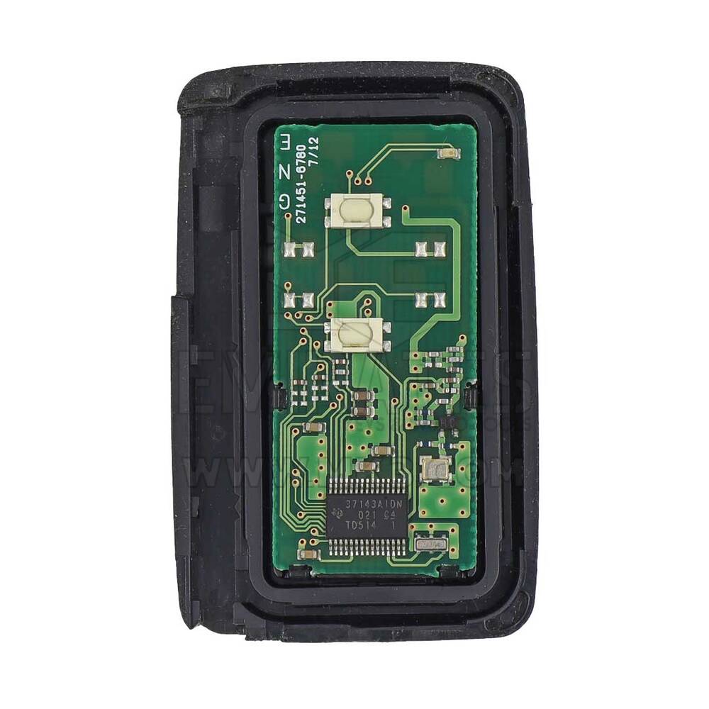 مفتاح تويوتا أصلي ذكي مستعمل غير مقفل بـ 2 زر 312 ميجا هرتز غطاء أسود 271451-6780 جودة عالية أفضل سعر | مفاتيح الإمارات