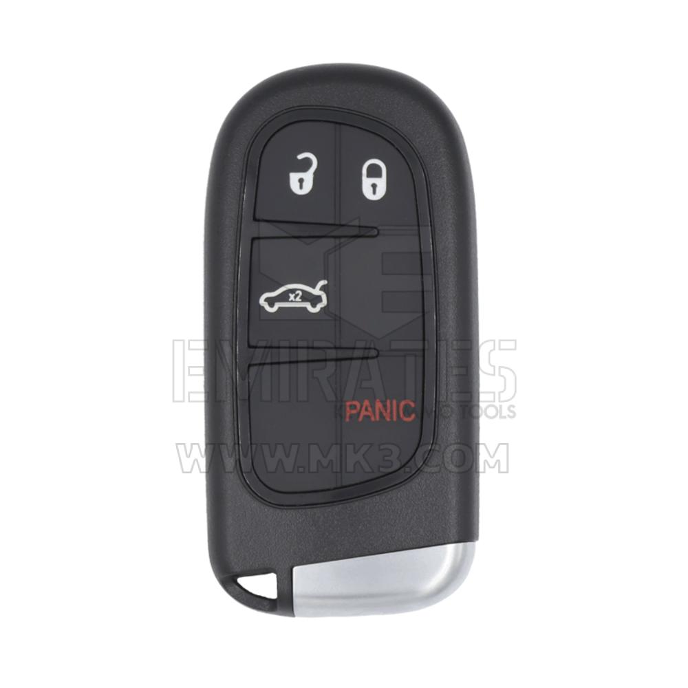 Chrysler Dodge Jeep Smart Remote Key Shell 3+1 botón tipo maletero sedán