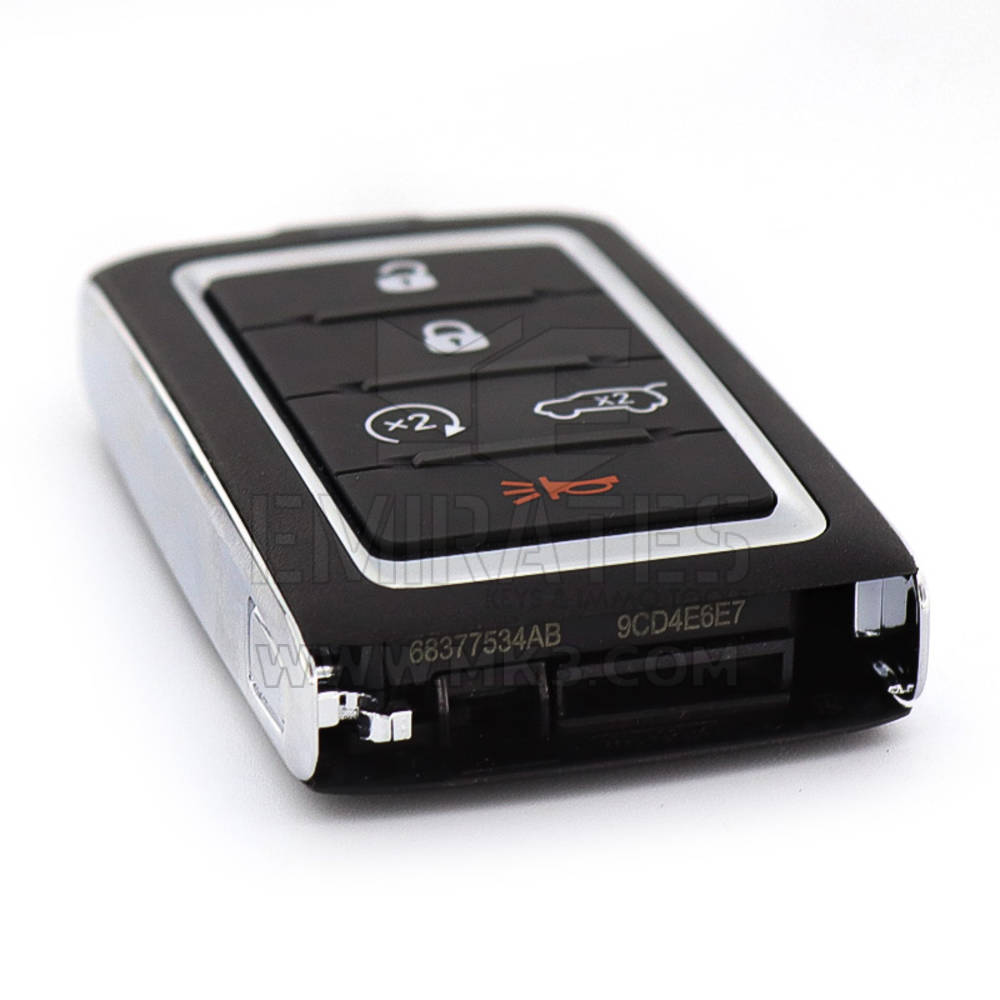 Новый Jeep Wagoneer 2021 оригинальный / OEM Smart Remote 4 + 1 кнопка 433 МГц 68377534AB / FCCID: M3NWXFOB1 | Emirates Keys