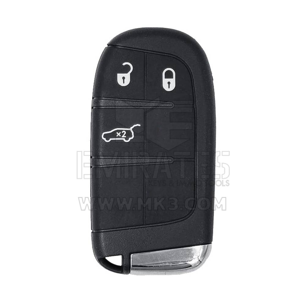 Jeep Renegade Compass Smart Remote Key Shell 3 botões Tipo de porta-malas SUV