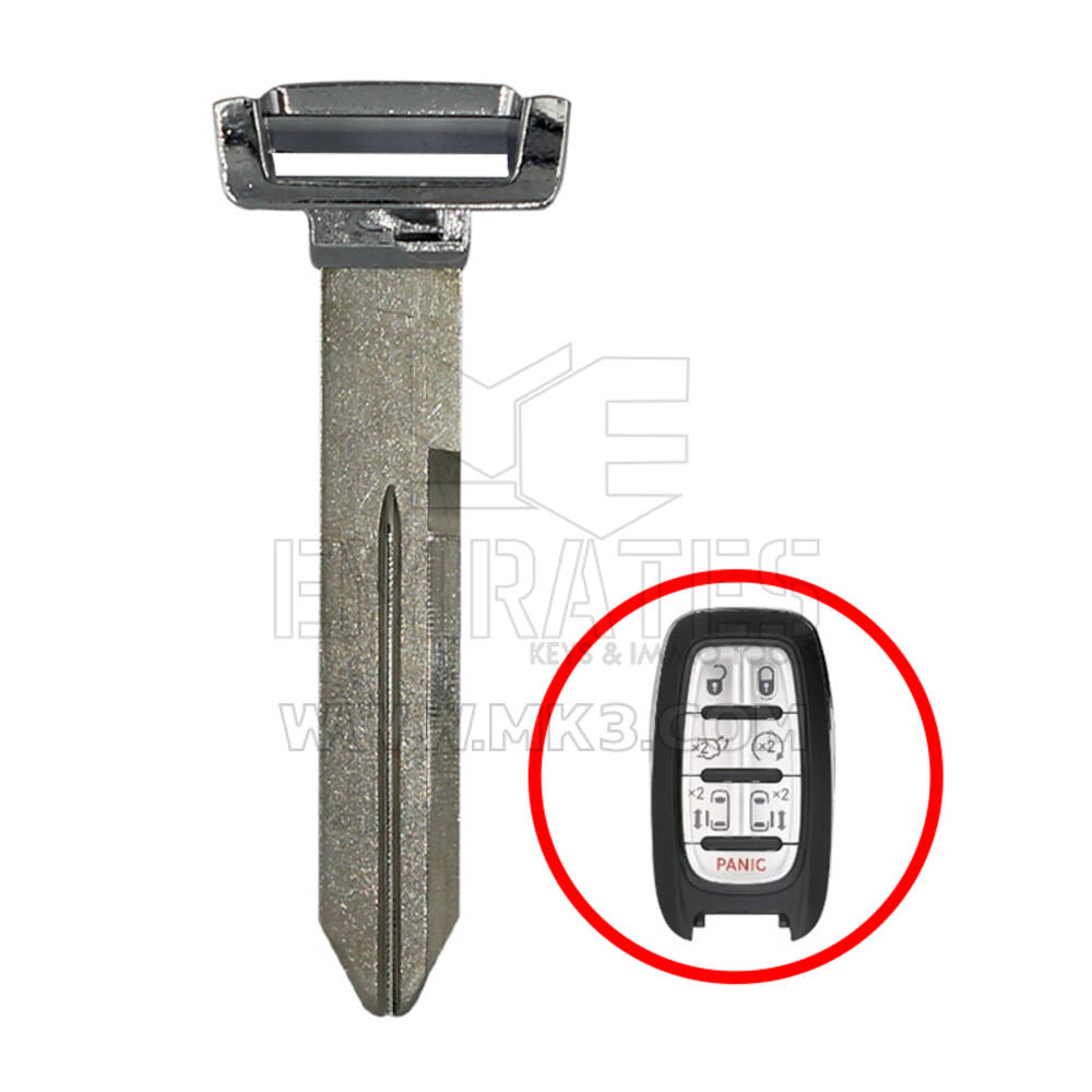 Chrysler 2019 Emergency Smart Remote Key Blade 68289894AA / 68289894AB / 68234294AC
