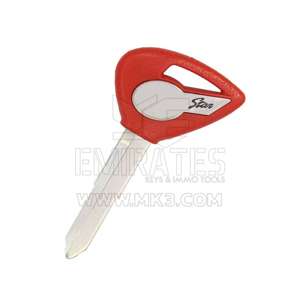 Guscio chiave transponder moto Yamaha colore rosso tipo 1