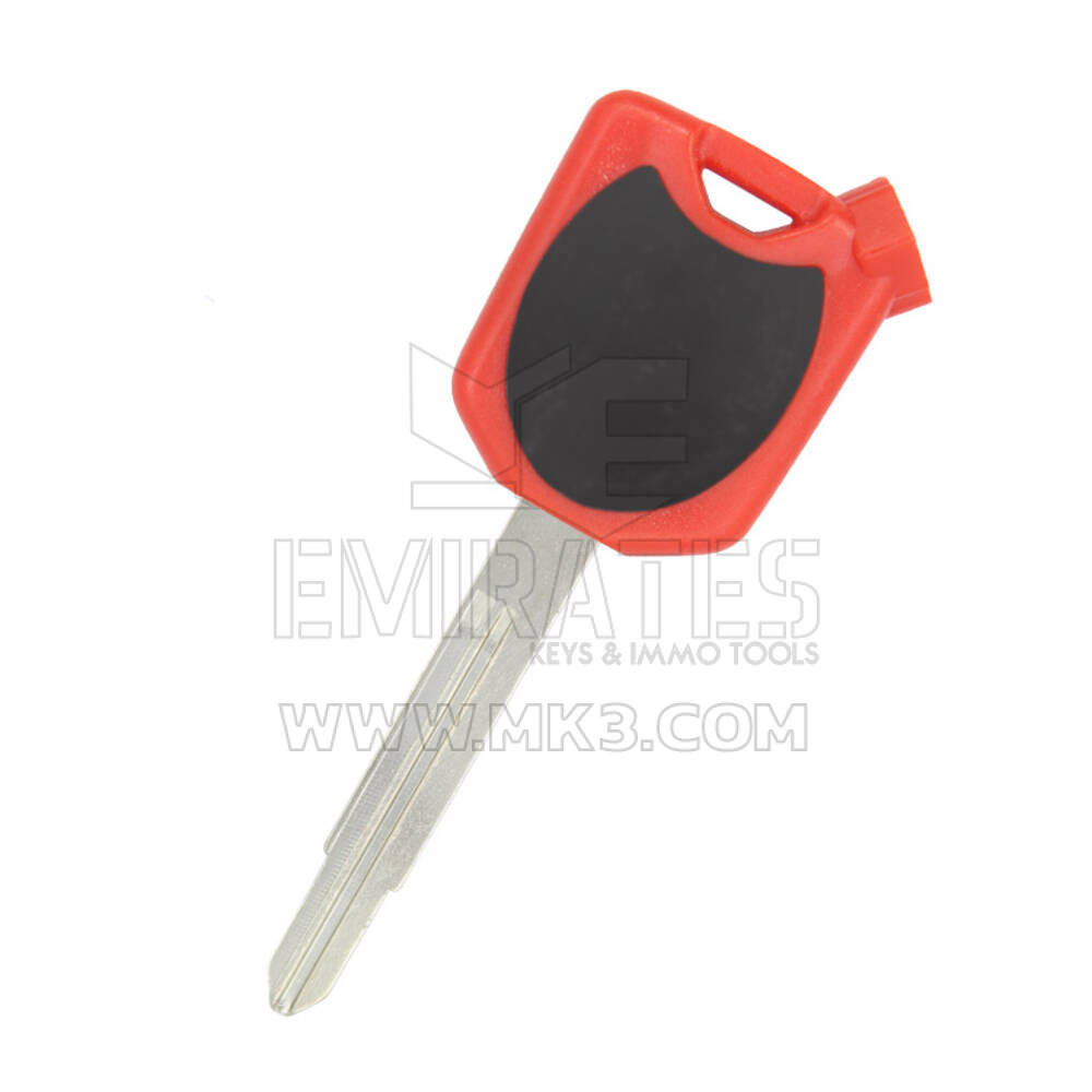 Coque de clé à transpondeur pour moto Honda, couleur rouge, type 6