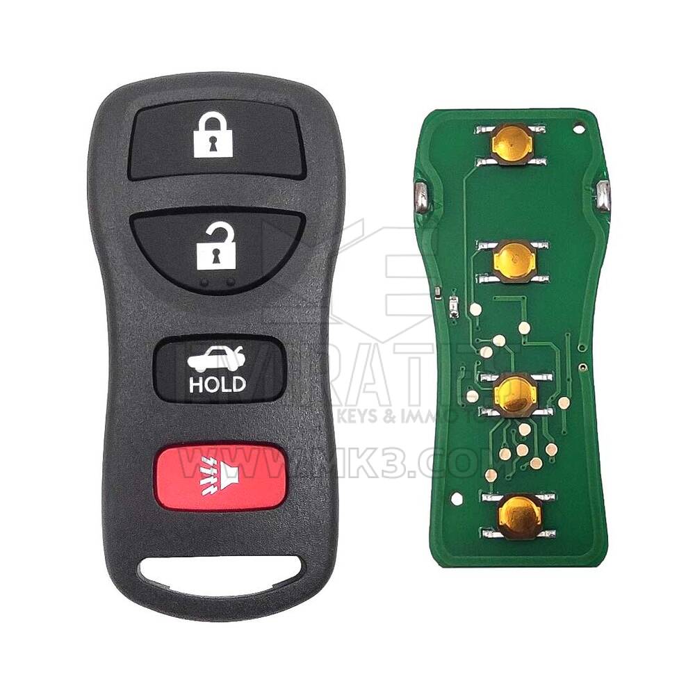 Keydiy KD Control remoto universal Nissan Tipo 3 + 1 Botones B36-4 Funciona con KD900 y KeyDiy KD-X2 Remote Maker and Cloner | Claves de los Emiratos