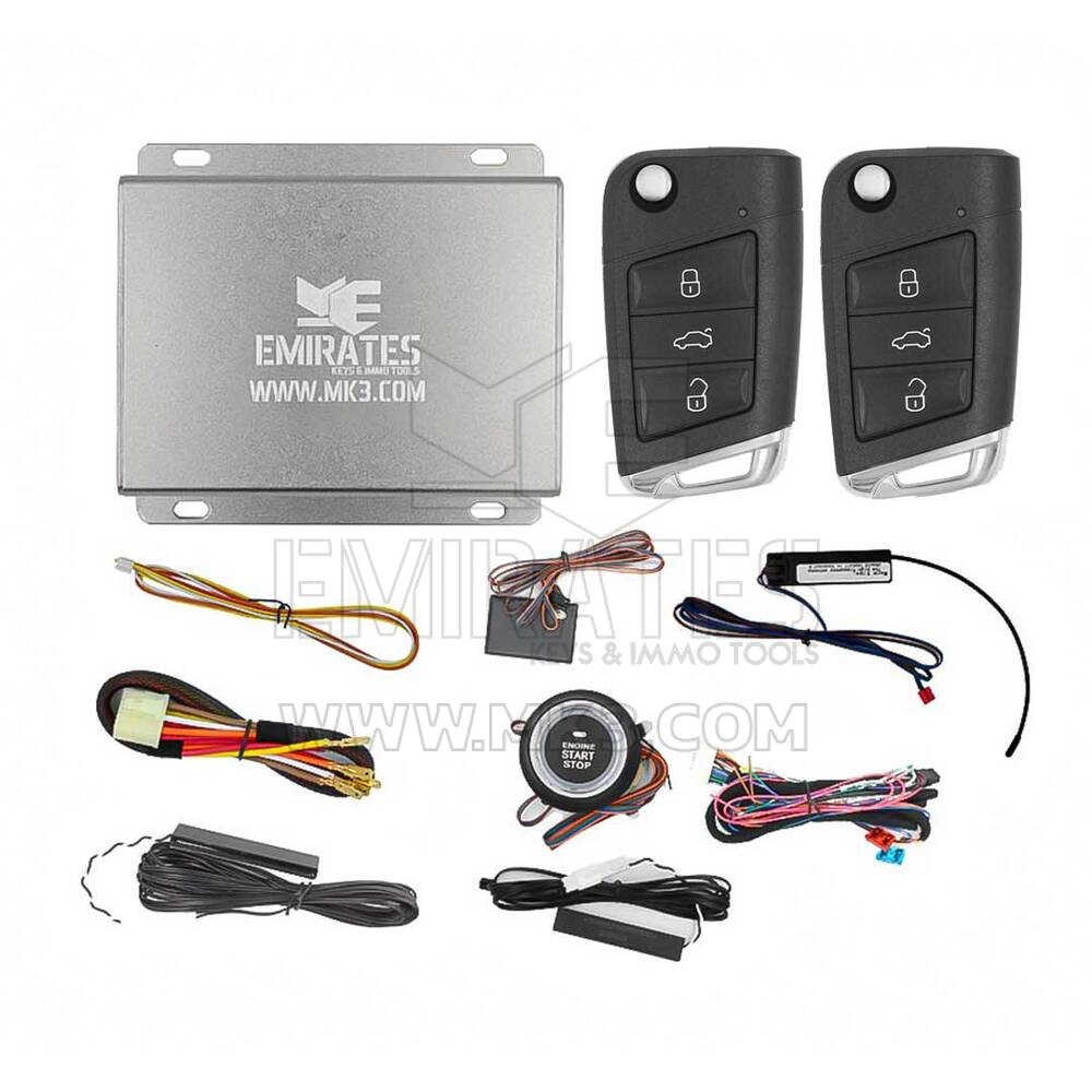 Sistema universal de arranque de motor Smart Key EG-025 Estilo Volkswagen