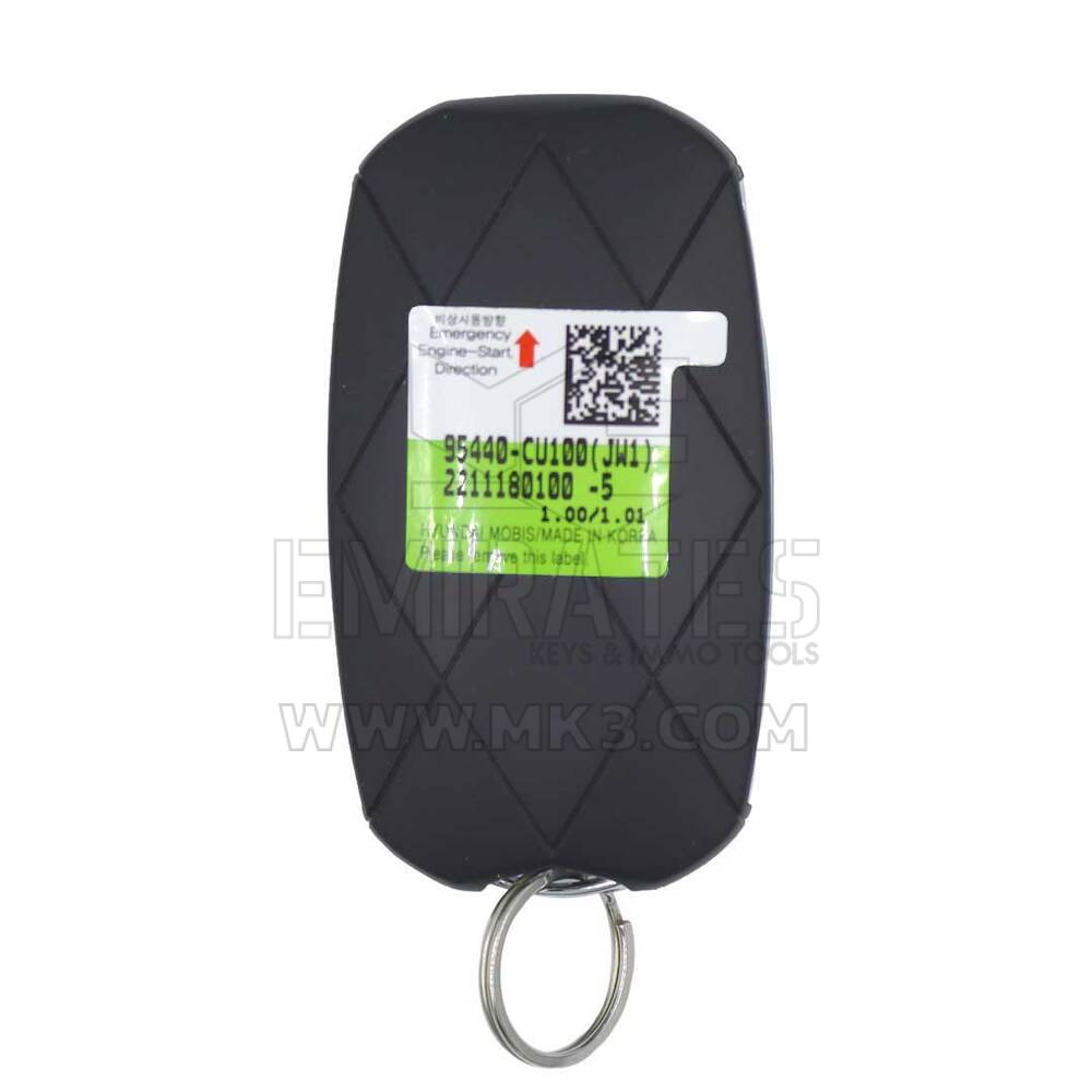 New Genesis GV60 2022 Genuine / OEM Smart Remote Key 7+1 Buttons 433MHz Black Color OEM Part Number: 95440-CU100 - FCC ID: TQ8-FOB-4F53U | Emirates Keys