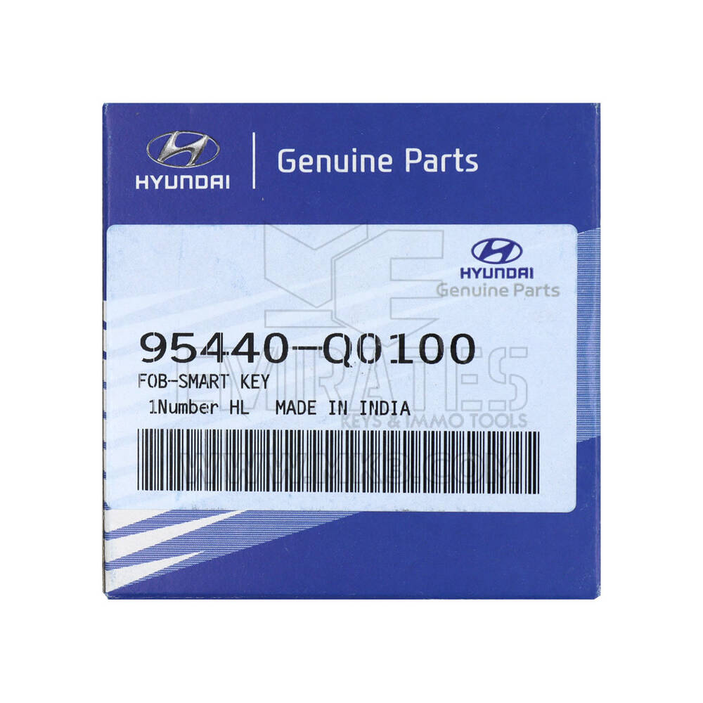 Nouvelle clé à distance intelligente Hyundai I20 2021 authentique/OEM 3 boutons 433 MHz Numéro de pièce OEM : 95440-Q0100 - ID FCC : MBEC4FOB2006 | Clés Emirates