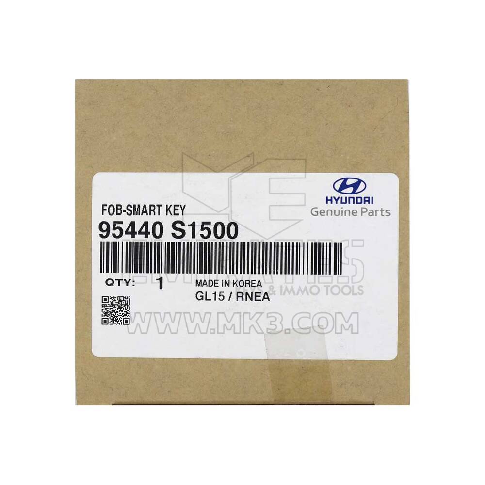New Hyundai Santa Fe 2022 Genuine/OEM Smart Remote Key 3 Buttons 433MHz OEM Part Number: 95440-S1500 - FCC ID: FOB-4F25 - Transponder - ID: HITAG 3 - ID47 NCF29A1X