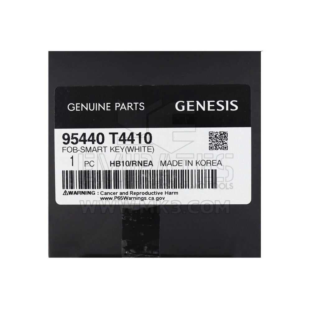 New Hyundai Genesis G80 2022 Genuine / OEM Smart Remote Key 6 Buttons 433MHz OEM Part Number: 95440-T4410 - FCC ID: FOB-4F55MA | Emirates Keys
