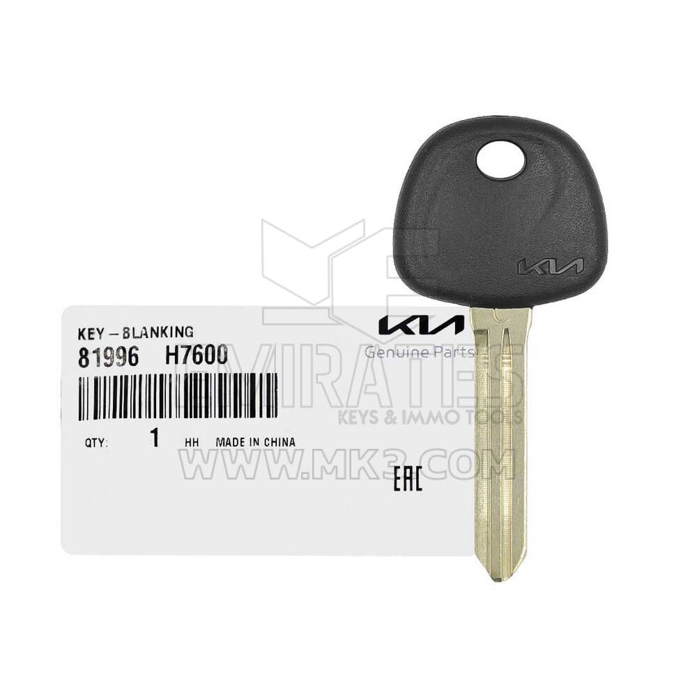Kia Soluto 2022 Genuine Key Blanks 81996-H7600 | MK3