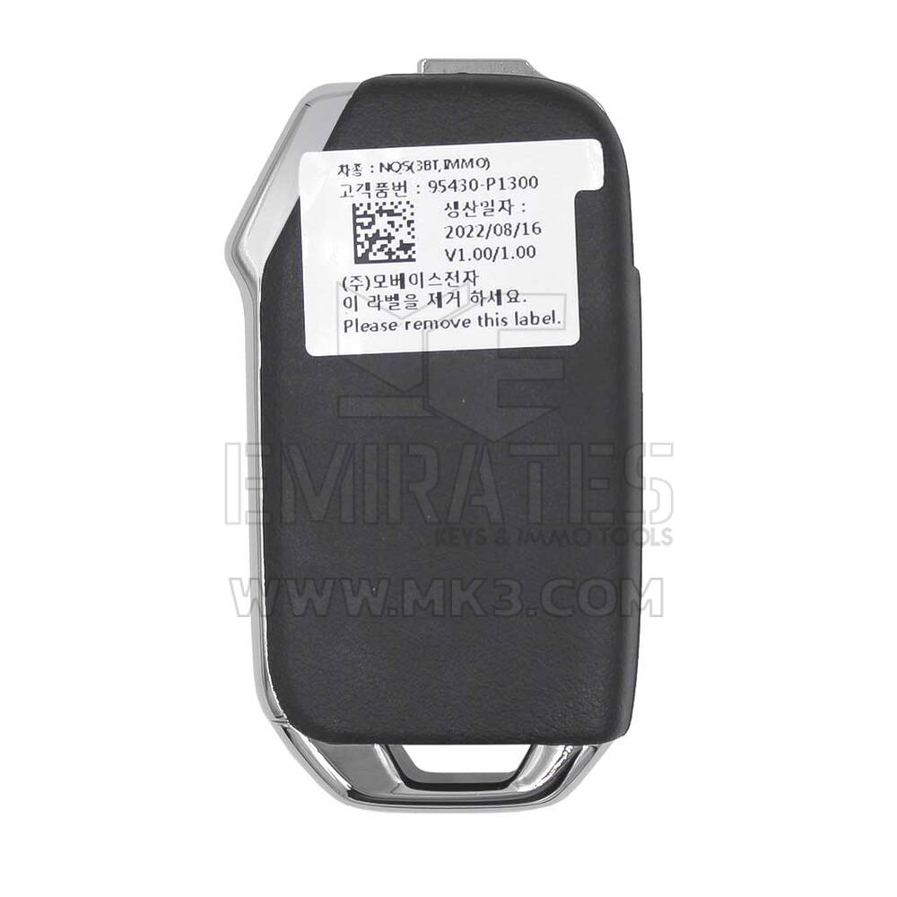 New KIA Carnival 2022 Genuine/OEM Flip Remote Key 3 Buttons 433MHz OEM Part Number: 95430-P1300 - FCC ID: SVI-SKRGE03 - Transponder - ID: HITAG 128-bits AES ID4A PCF7939MA