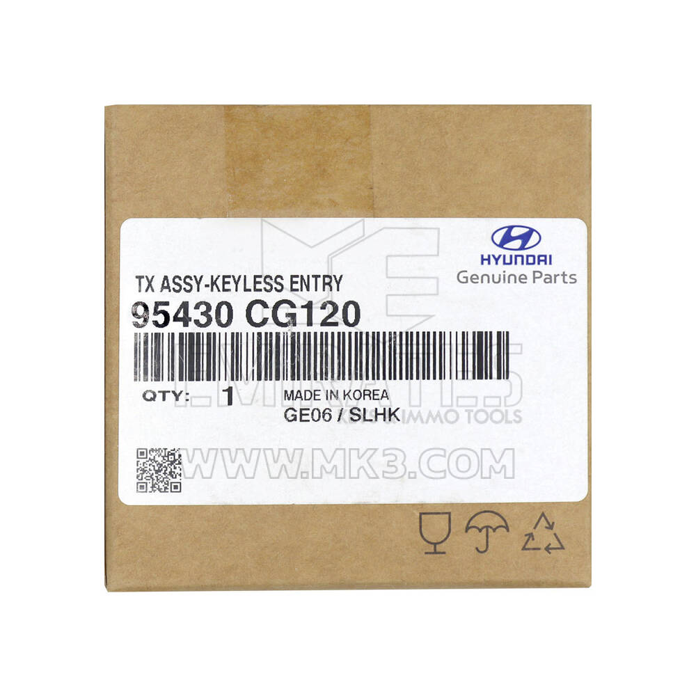 New Hyundai Staria 2022 Genuine / OEM Flip Remote Key 2 Button 433MHz OEM Part Number: 95430-CG120 - FCC ID: RKE-4F44 | Emirates Keys