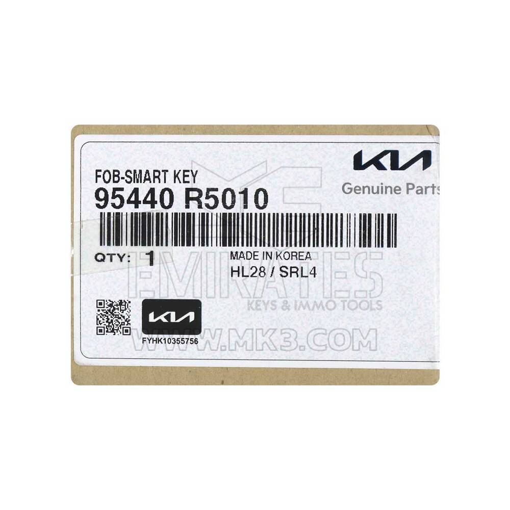 New Kia Sorento 2022 Genuine / OEM  Smart Remote Key 3+1 Buttons 433MHz OEM Part Number: 95440-R5010 - FCC ID: SY5MQ4AFGE04 | Emirates Keys