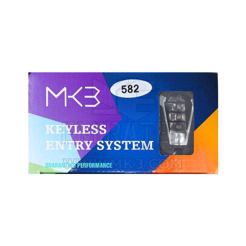 New Keyless Entry System Isuzu 3+1 Buttons Model 582 - Emirates Keys Keyless Entry & Engine Start System High Quality Best Prices