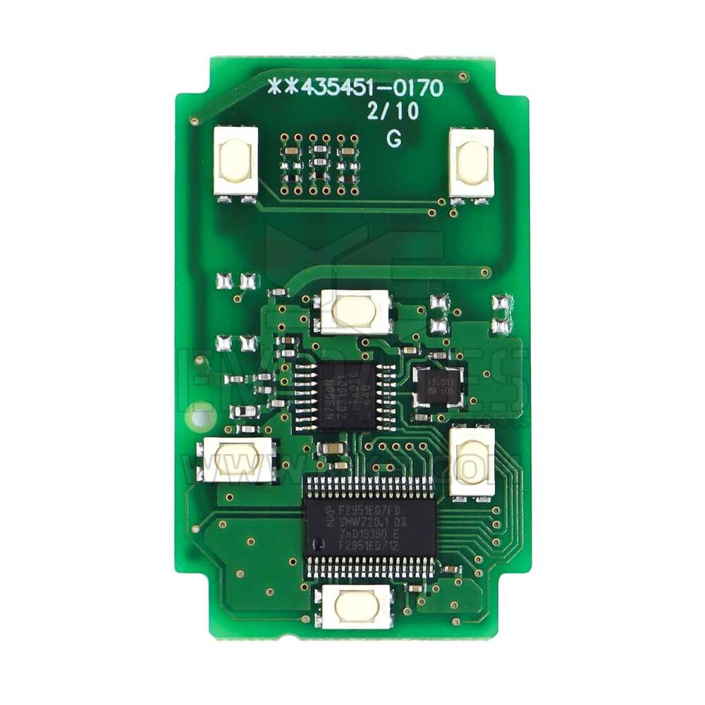 Telecomando originale Chevrolet PCB 6 pulsanti 433 MHz 13508282 | MK3