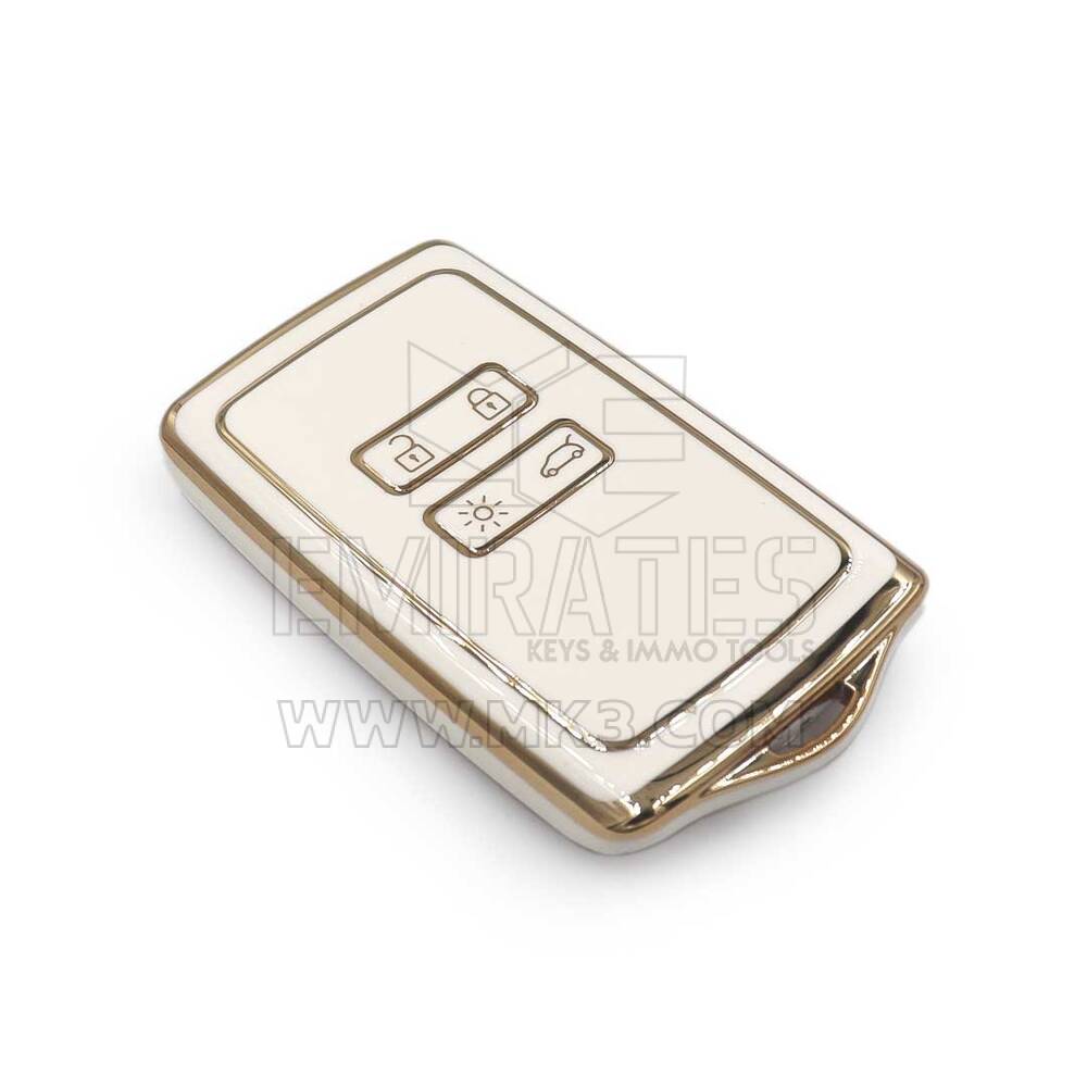 Nouvelle couverture de haute qualité Nano Aftermarket pour la nouvelle clé à distance Lexus 4 boutons couleur blanche | Clés Emirates