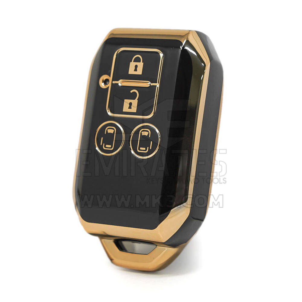 Custodia Nano di alta qualità per chiave telecomando Suzuki 4 pulsanti colore nero
