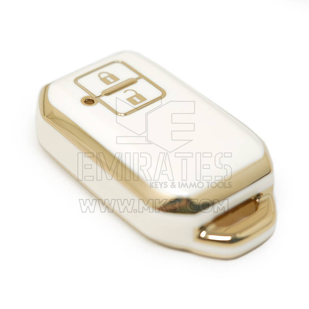 nueva cubierta de alta calidad nano del mercado de accesorios para suzuki baleno ertiga llave remota 2 botones color blanco | Claves de los Emiratos