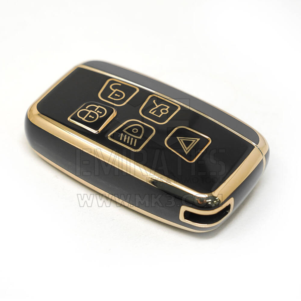 Nouvelle couverture de haute qualité Nano Aftermarket pour Range Rover Remote Key 5 boutons couleur noire | Clés Emirates