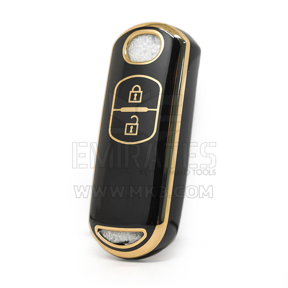 Nano Cover For Mazda Remote Key 2 Buttons Black Color MK3