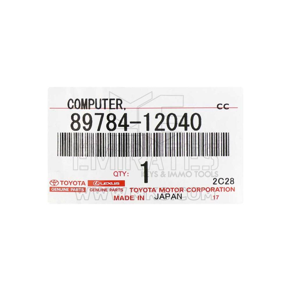 Immobilizzatore Toyota Corolla 2020 per Smart Key 89784-12040 | MK3