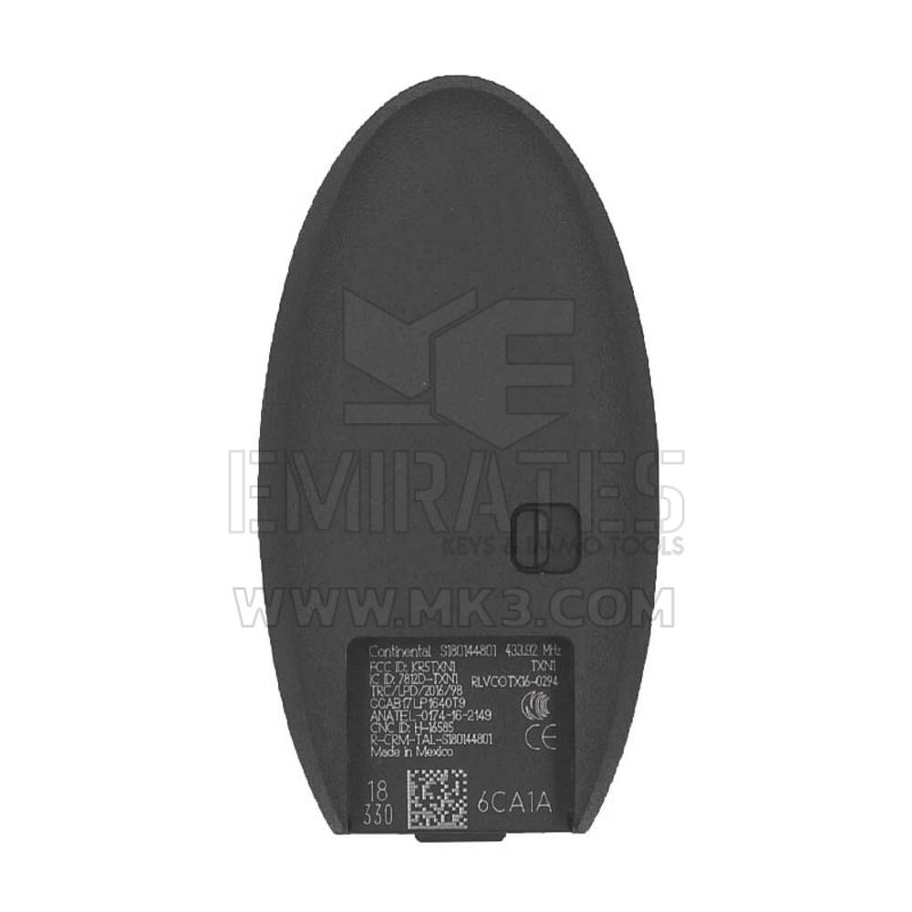 Chave inteligente Nissan Altima 4 botões 433 MHz 285E3-6CA1A | MK3