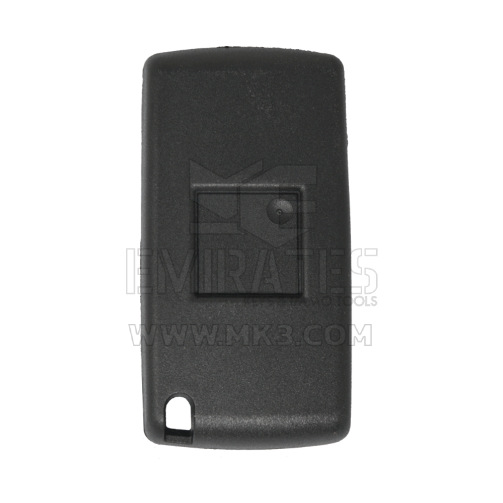 Novo aftermarket peugeot citroen flip remoto chave shell 3 botões de luz tipo botão va2 lâmina sem suporte de bateria Chaves dos Emirados