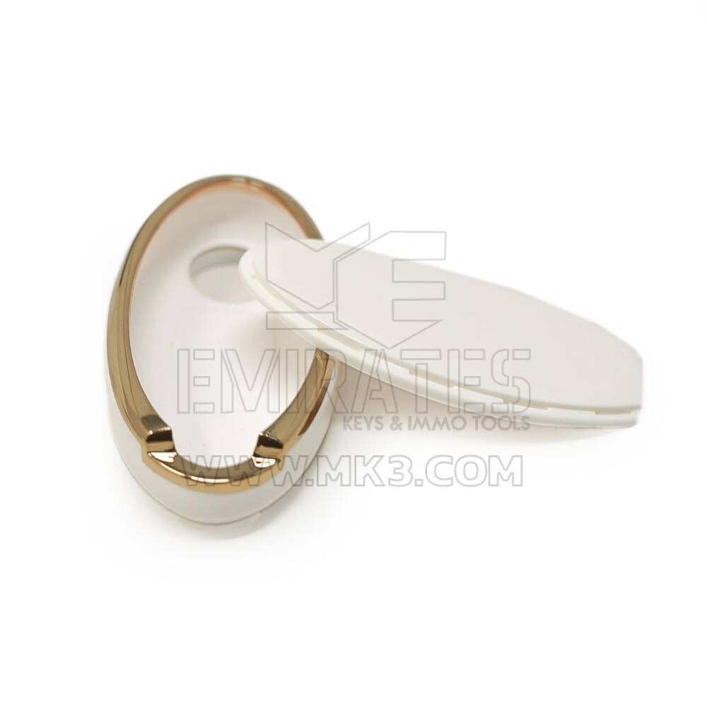 New Aftermarket Nano High Quality Cover For Nissan Remote Key 3+1 Buttons White Color | Emirates Keys
