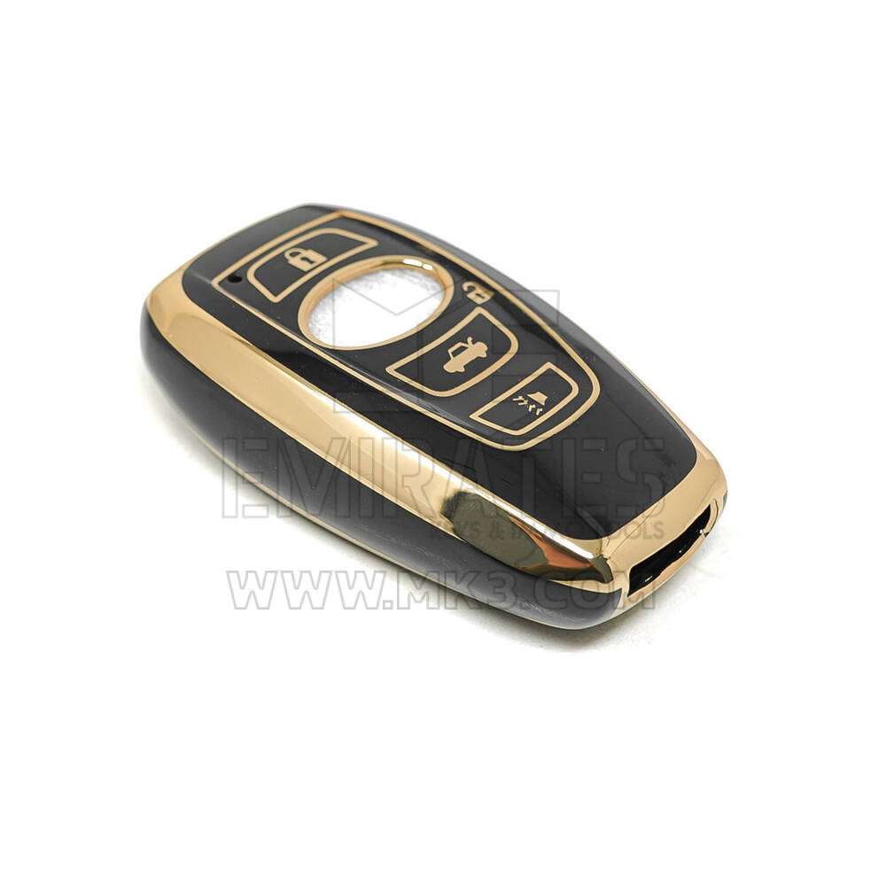 Nuova cover aftermarket Nano di alta qualità per chiave remota Subaru 3+1 pulsanti colore nero | Chiavi degli Emirati